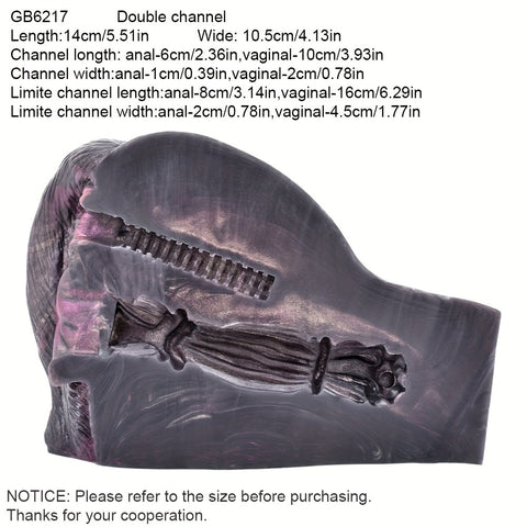 1pc GEEBA 725.75g Monster Masturbator Liquid Silicone Fantasy Onahole - Small Butt Penis Stroker, Two Styles to Choose From, No Power Needed, No Battery, Adult Entertainment | Realistic Texture | Detailed Anatomy, Monster Mas