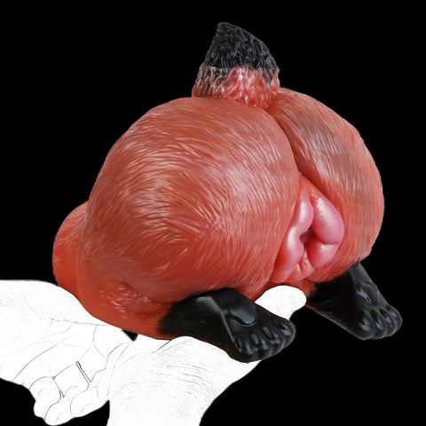 GEEBA Male Masturbator Cup,Silicone Single Hole Penis Trainer,Pocket Pussy Animal Anal Toy,16.99cm Height,2254g Weight