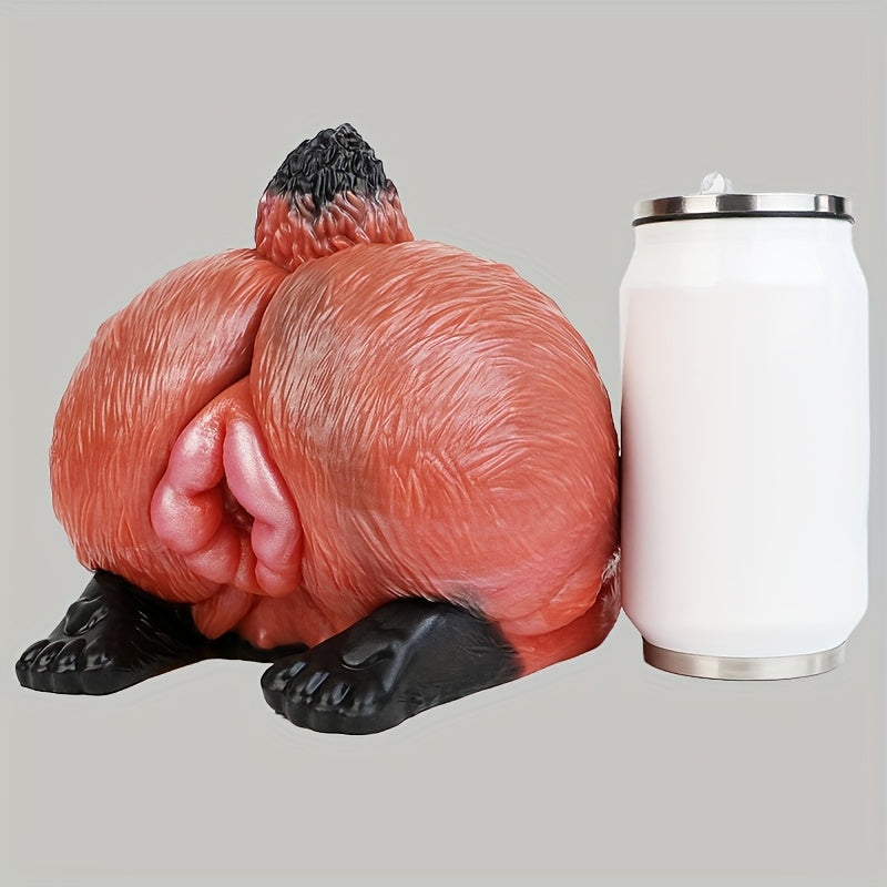 GEEBA Male Masturbator Cup,Silicone Single Hole Penis Trainer,Pocket Pussy Animal Anal Toy,16.99cm Height,2254g Weight