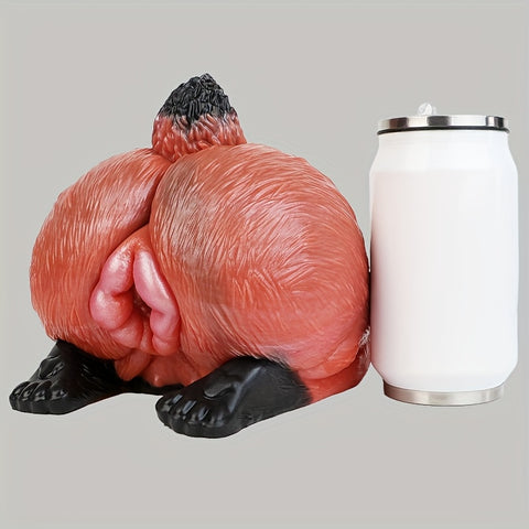 GEEBA Male Masturbator Cup,Silicone Single Hole Penis Trainer,Pocket Pussy Animal Anal Toy,16.99cm Height,2254g Weight